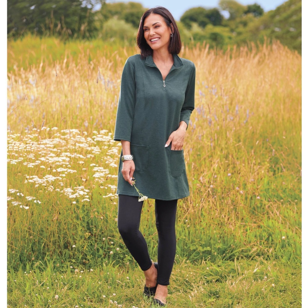 NorthStyle Deep Green Tunic Top
